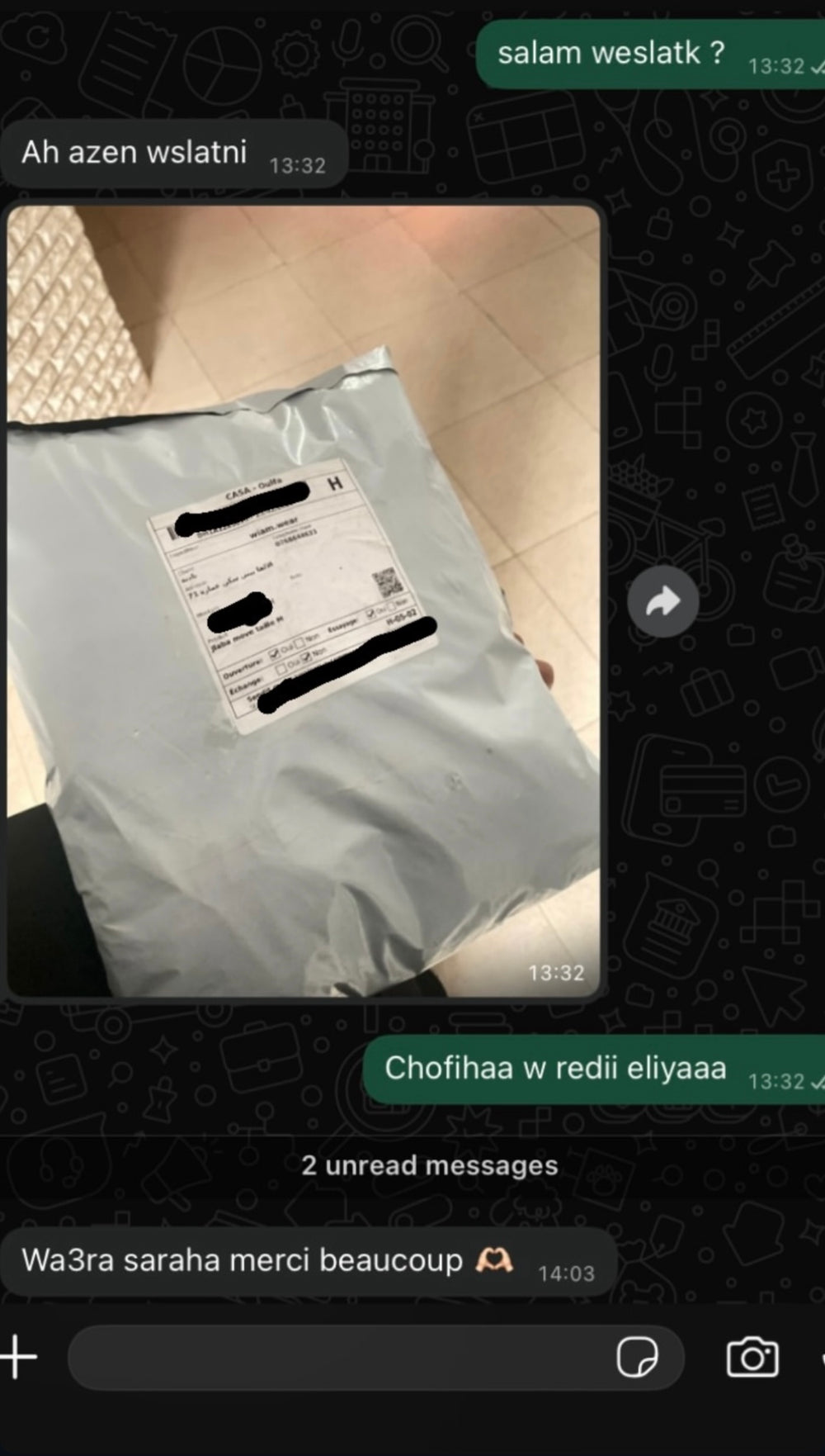 Customer review screenshot